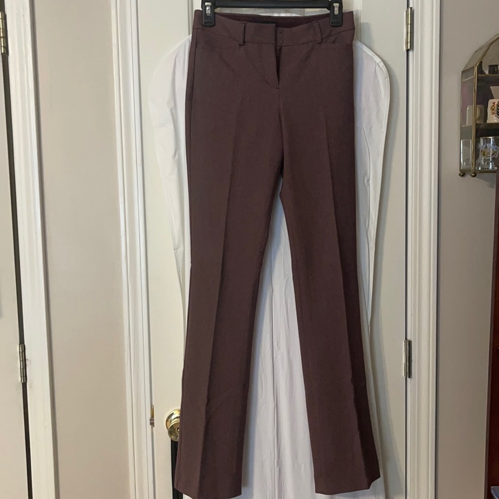 Express Bootcut Burgundy Pants Size 00R